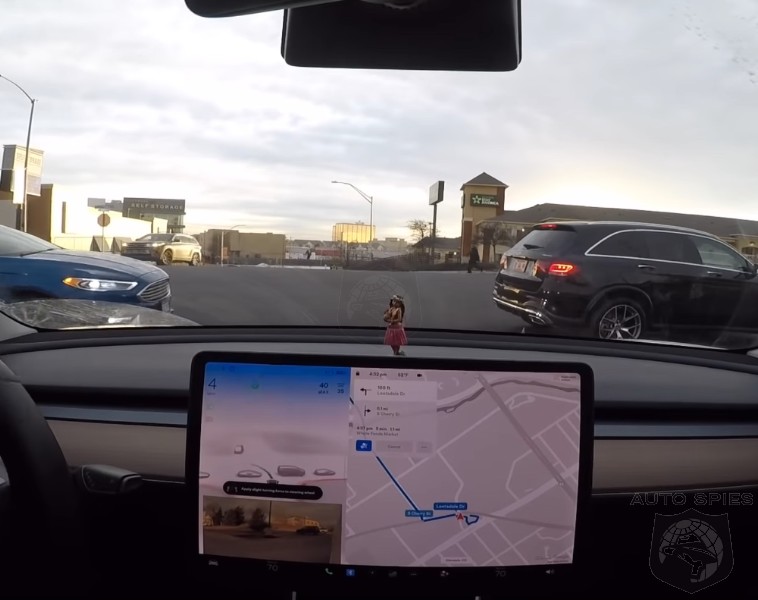 WATCH: Tesla FSD Goes Goes All In Merging Into Traffic
